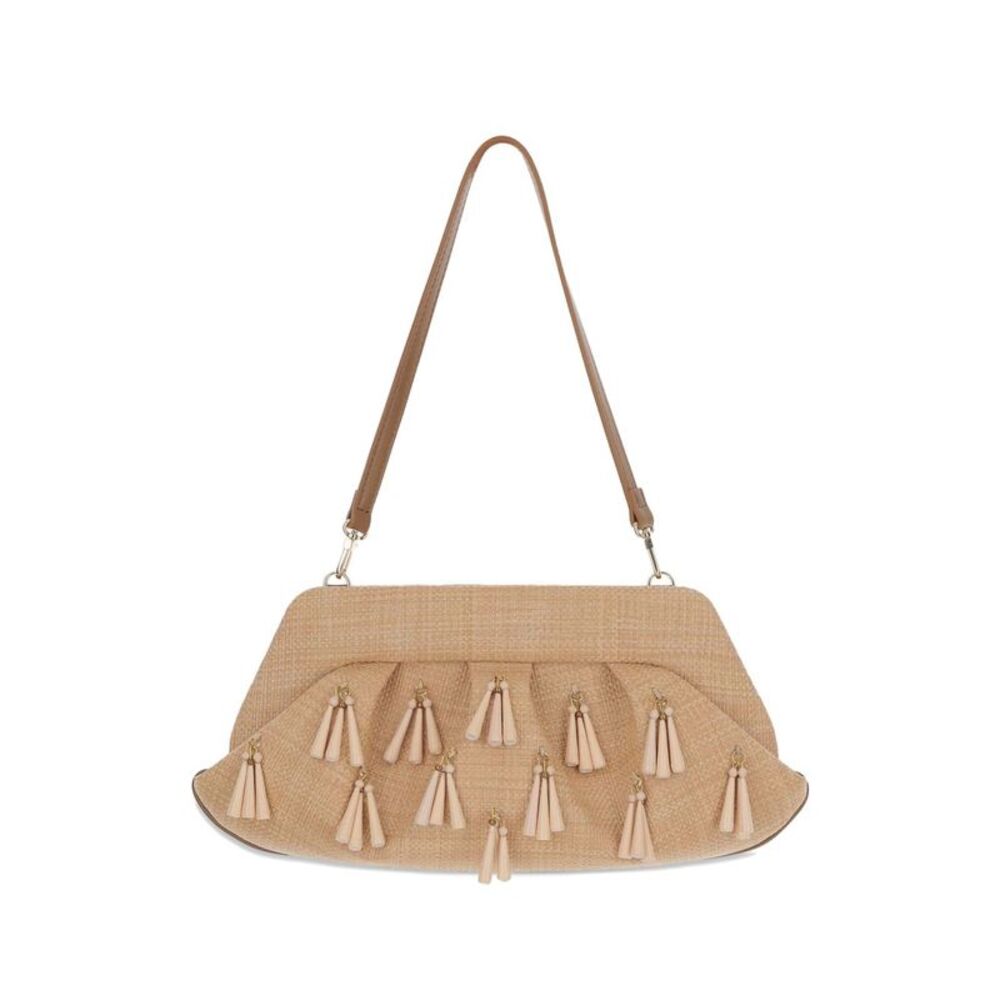 Themoirè Emera Fringed Clutch Bag